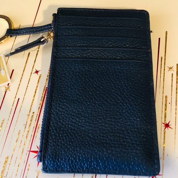 Michael Kors Jet Set Charm, Small Slim Line Card Case Key Chain, Leather, NWT - Picture 11 of 13